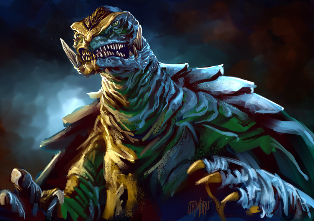 Art of Gamera as he appears in GAMERA 3